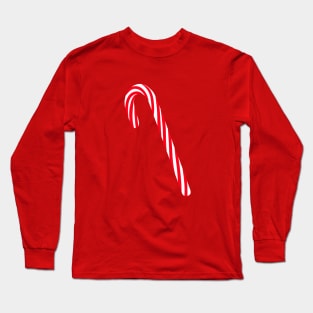 Candy Canes Pattern Long Sleeve T-Shirt